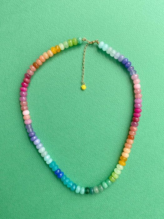 Unique Rainbow Necklace_NZ1184