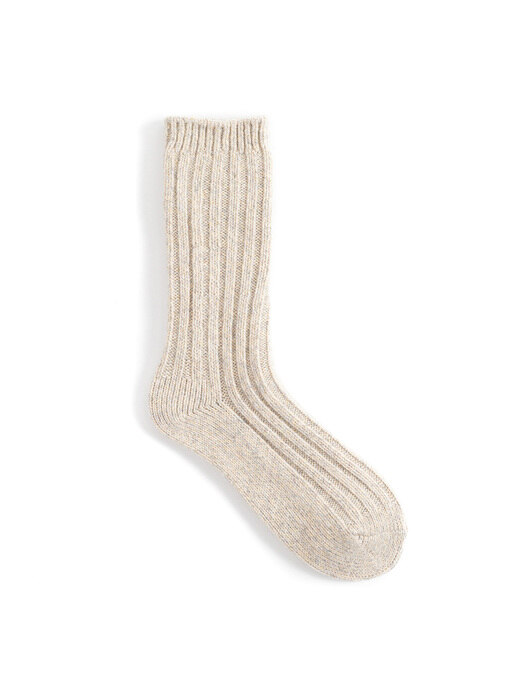 BS WOOL MELANGE SOCKS SET (ivory/olive/brown/charcoal)