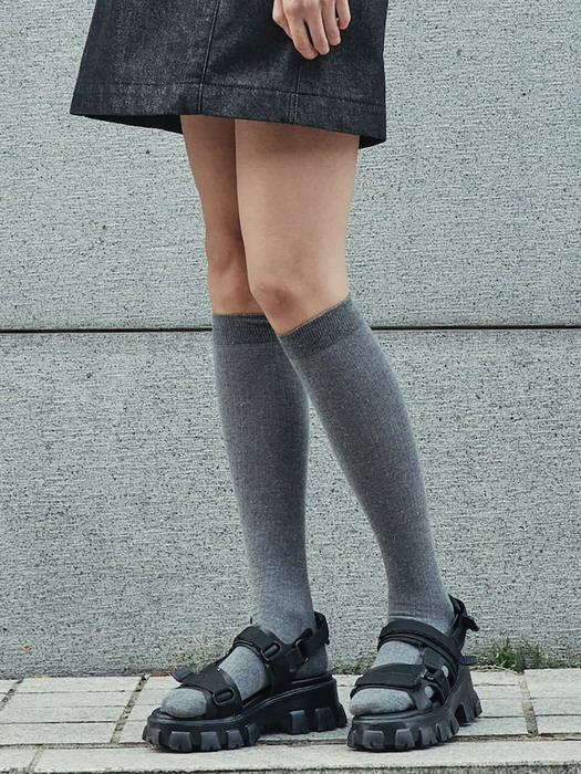 Essential Knee Socks  Ash (KE21KTM014)