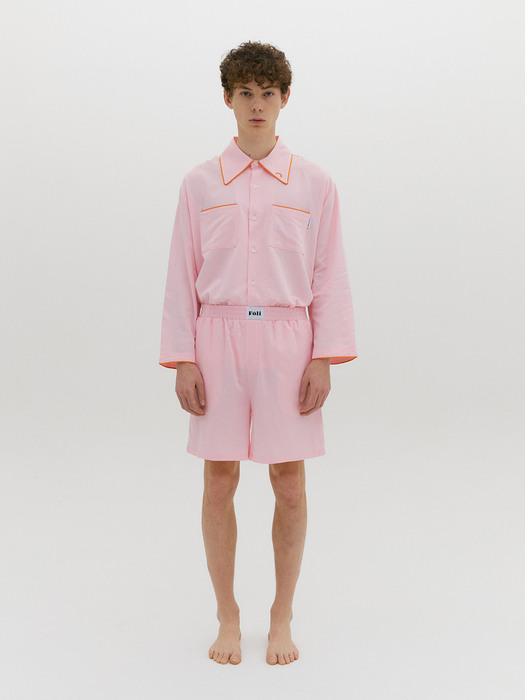 (Men) Essential PJ Shorts Light Pink