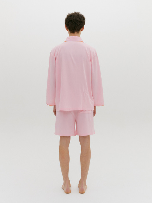 (Men) Essential PJ Shorts Light Pink