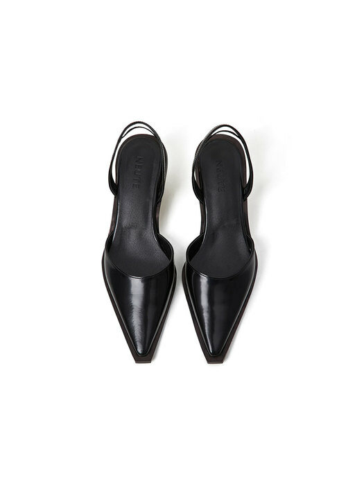 50mm Eva Stiletto Slingback (Black)