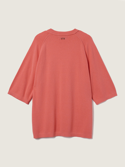 Organic cotton 100% raglan sleeve pullover_Umarmung Pink