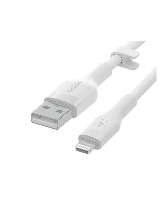 벨킨 플렉스 USB A to 라이트닝 아이폰 고속 충전 케이블 1M CAA008bt1M