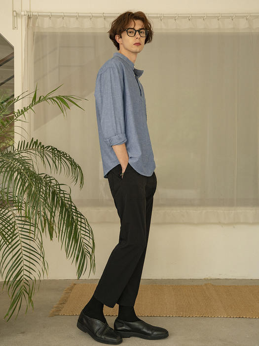 CP-805 Stretch fatigue pants_Black