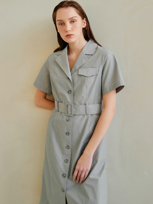 Belted Shirt Dress_GR