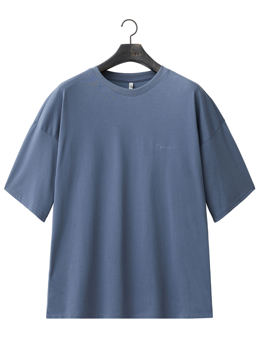 수피마 코튼 럭스 티셔츠 (블루)