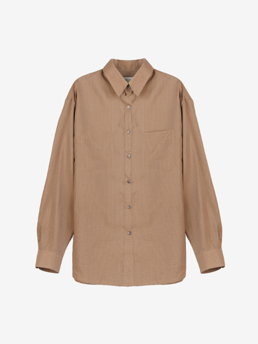 Lemaire르메르][MEN] 22SS REGULAR COLLAR SHIRT CAPPUCCINO