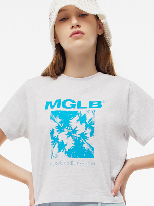 PALM TREE CROP T (LIGHTMELANGE)