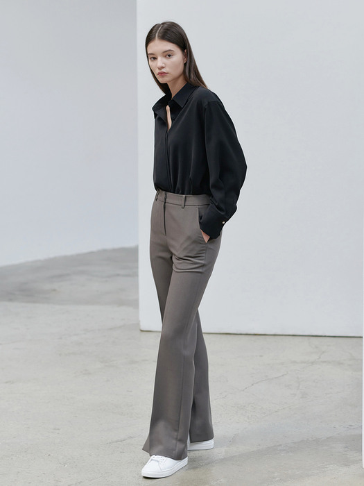 22FN semi-wide pants [K/GY]