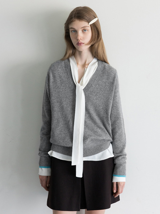 MAILI A-line wool skirt (3color)