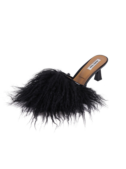 RO1-SH016 / Faux Fur Mules