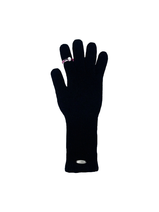 Tri Fluffy Gloves Black