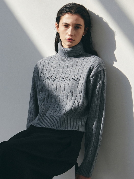 NICOLE RIBBED TURTLENECK KNIT_CREAM