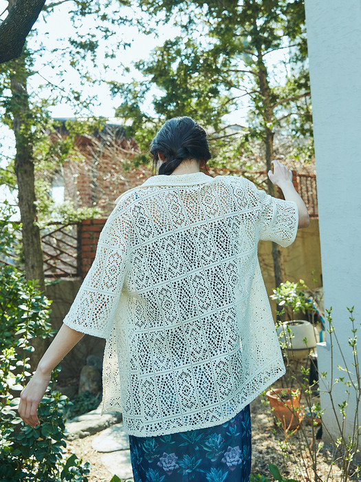 Crochet shirket / Ivory