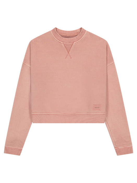 Essential Garment Dyed Sweatshirts Crop (3 Colors)