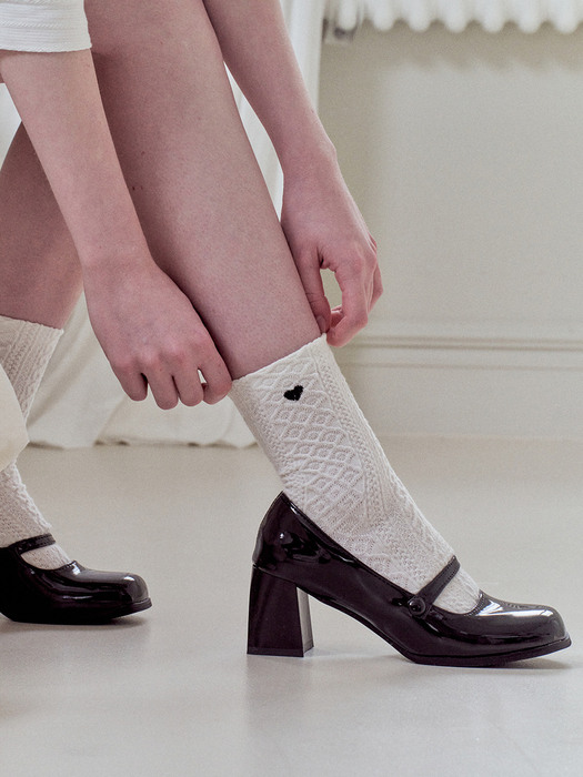 marshmallow socks_black