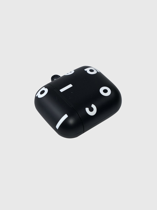 Logo Alphabet Airpods Case (Black)