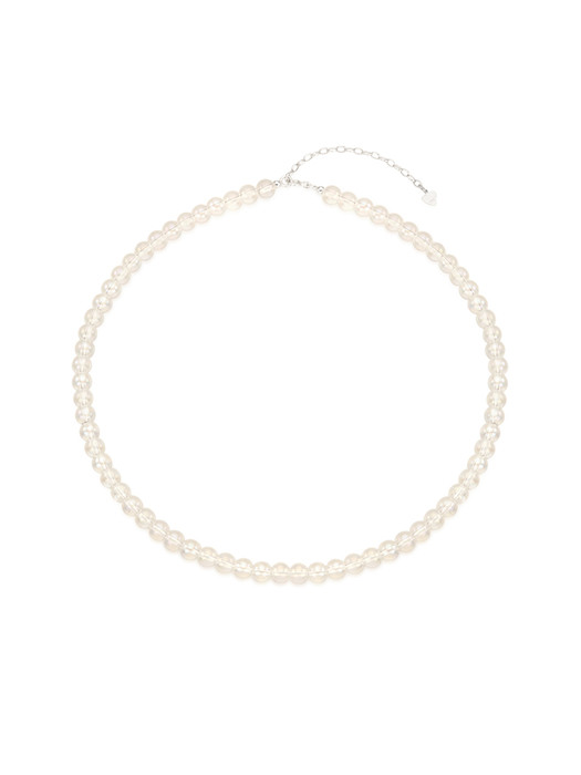 [silver925]clear necklace