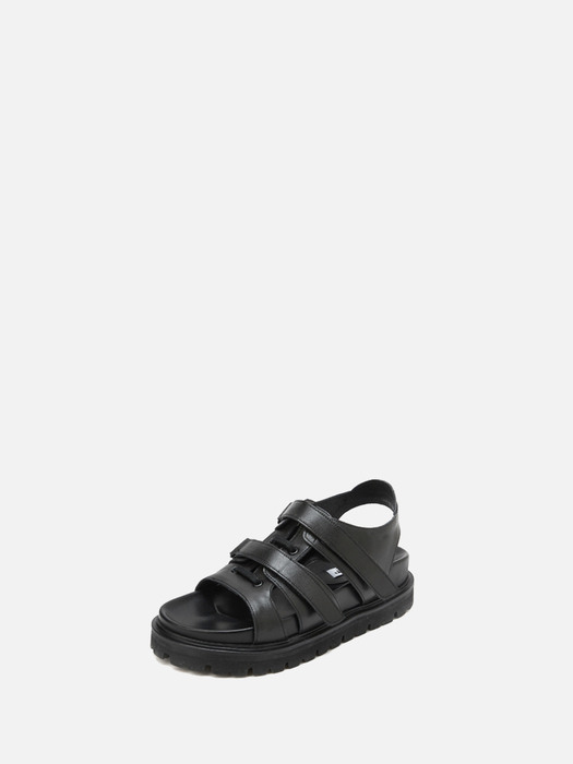 High-top Sneakers Sandal - black
