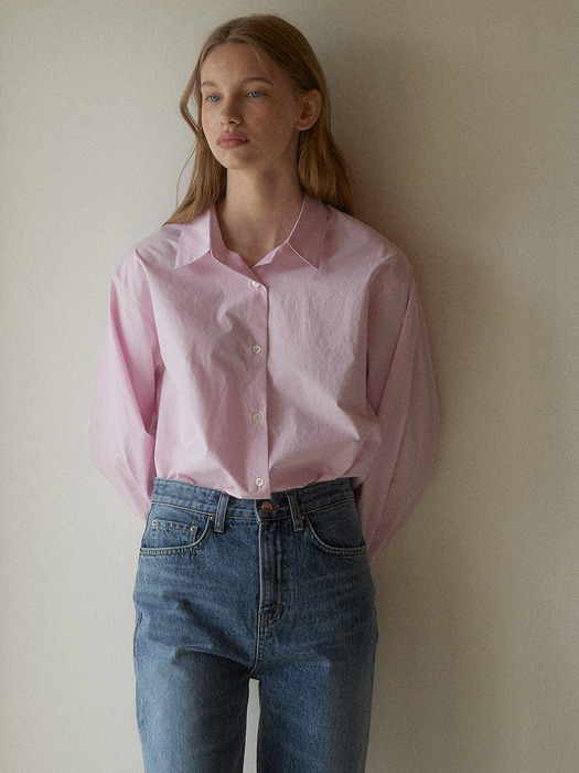 loose fit shirt (pink)