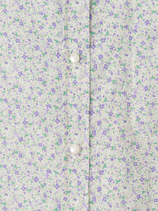 Samanda Flower Shirt (Lilac)