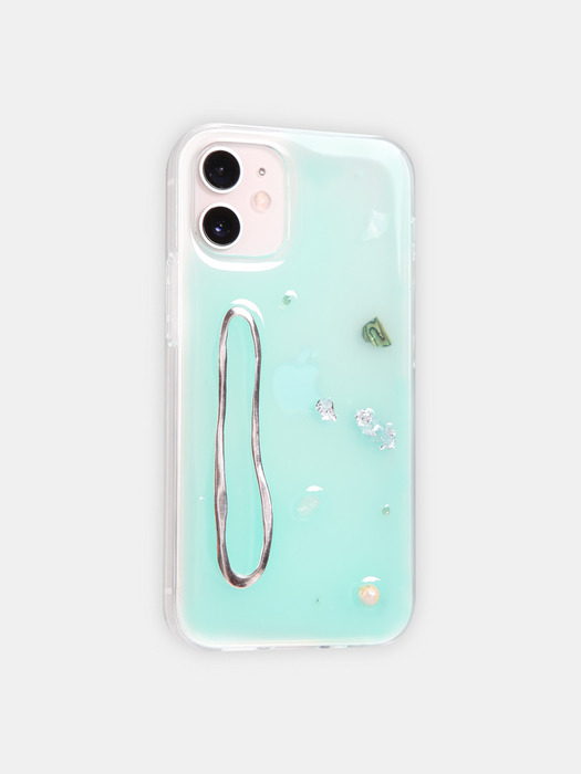 IPHONE CASE FOG GREEN_HANDMADE COLLECTION