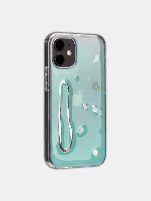 IPHONE CASE FOG GREEN_HANDMADE COLLECTION