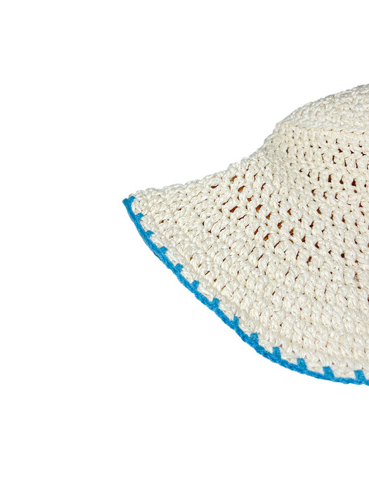 Crochet Cowboy Hat (ivory)