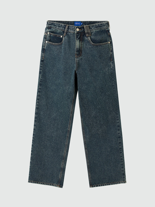 Mid Rise Wide Jeans DCPT027STNBlue