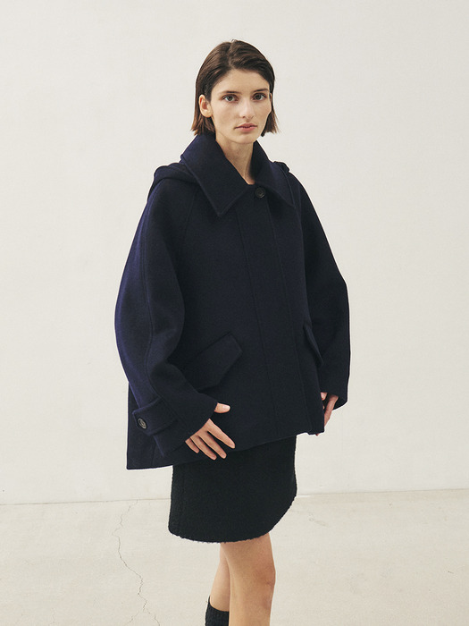 RTW CASHMERE HOODED COAT_2COLORS