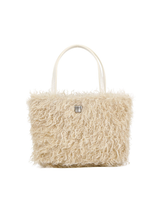 DAY BAG / FUR IVORY