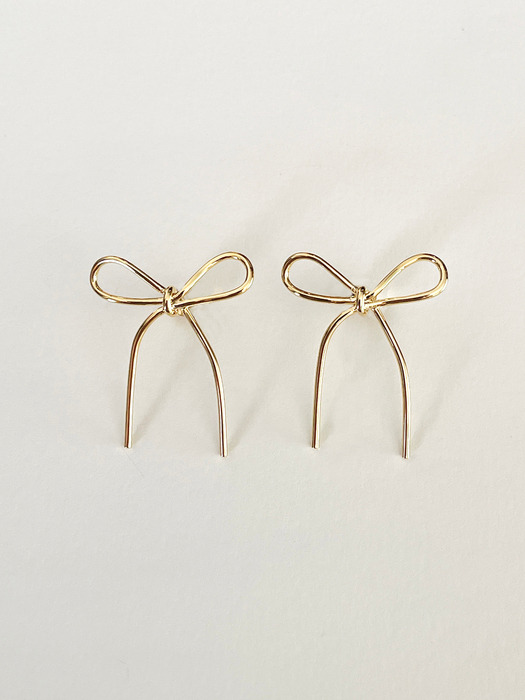 Bow Earrings (gold)