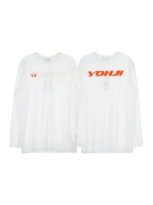[Y-3] 남성 로고 티셔츠 HT4733 WHITE