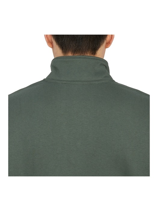 CARHARTT WIP 칼하트윕 체이스 반집업 I027038 1DFXX 남자 하이넥 기모 긴팔 맨투맨 티셔츠 레귤러핏