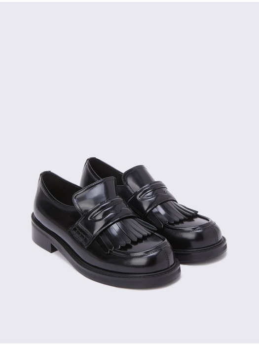 Classic fringe loafer(black)_DG1DS24400BLK