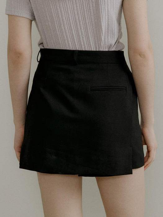 comos 1091 fake mini skirt pants (2color)