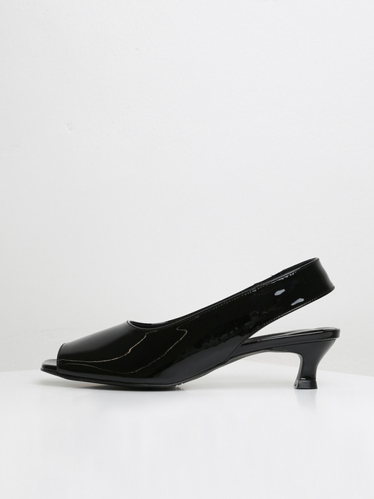 JANE TOEOPEN SLINGBACK _ BLACK CK