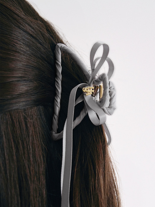 HSU012 Long tail ribbon hair clip