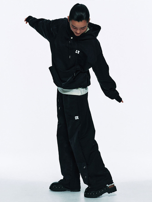 CENTAUR NYLON HOODY_BLACK