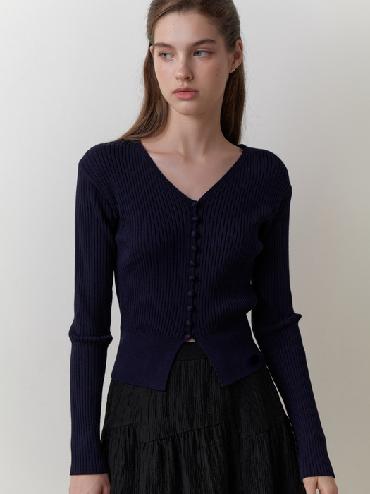 Liatris knit cardigan (navy)