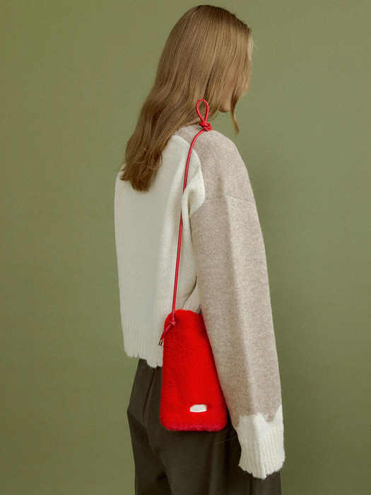 ADORA strap mini bag [red]