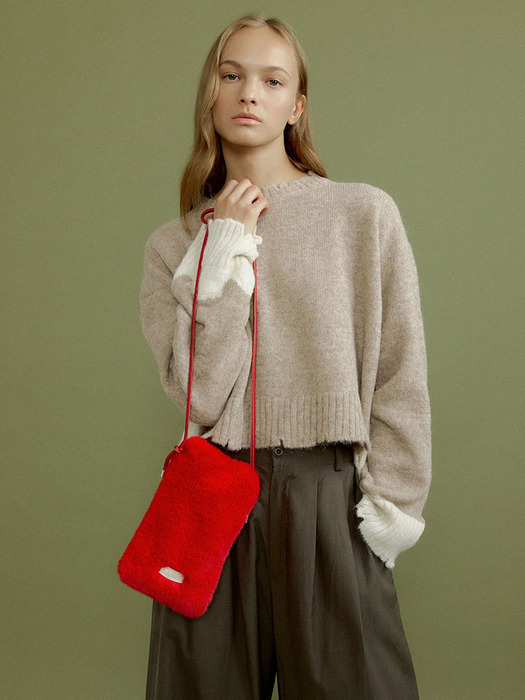 ADORA strap mini bag [red]