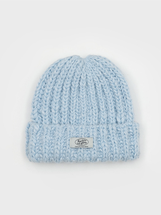 HALFNA MUFFLER BEANIE SET SKY BLUE