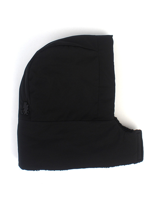 Velcro Padding Black Balaclava 귀달이모자