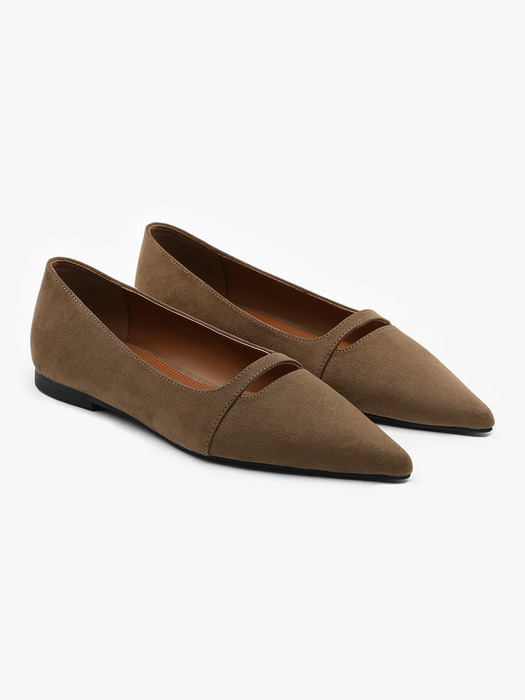 MIA Suede Hole Flats (3color)