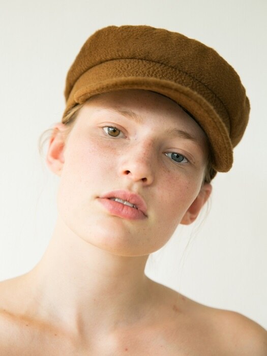 CLASSIC MARINE CAP_WOOL BROWN