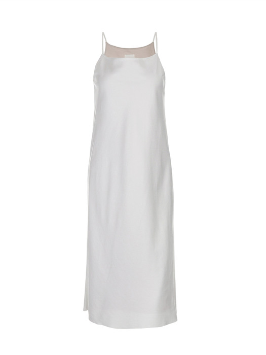 Mari Slip Dress #white