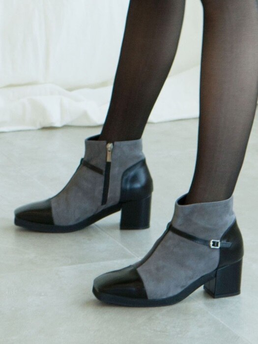 T-Strap Ankle Boots - GB
