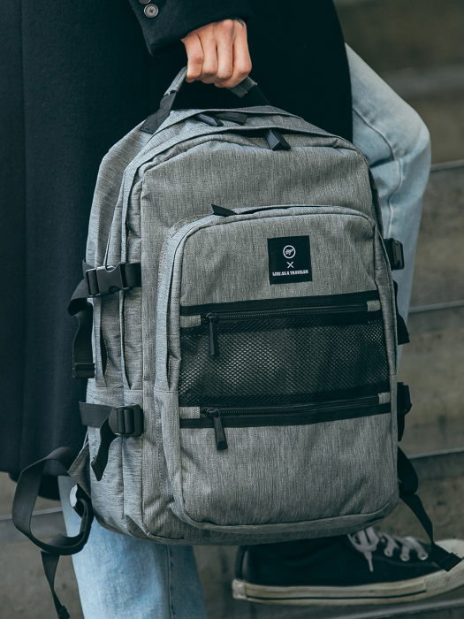 VIAMONOH NEW-ROPE ONE POCKET BACKPACK (GRAY)